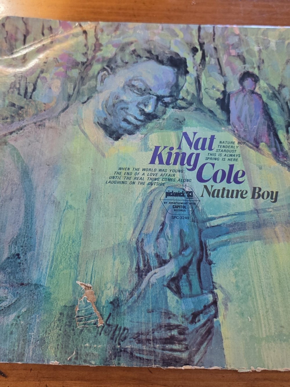 Nat King Cole "Nature Boy" Vinyl Record ,Vintage LP